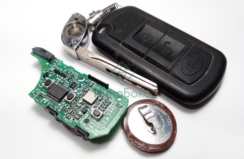 разряжен аккумулятор электронного ключа range rover
